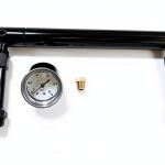 Pirate Mfg Black Anodized Fuel Log Holley-0