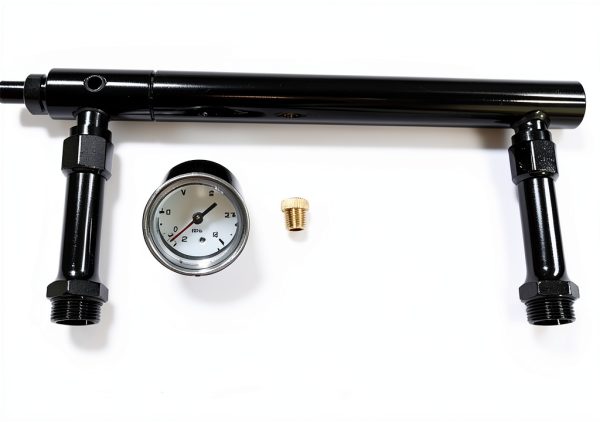 Pirate Mfg Black Anodized Fuel Log Holley-0