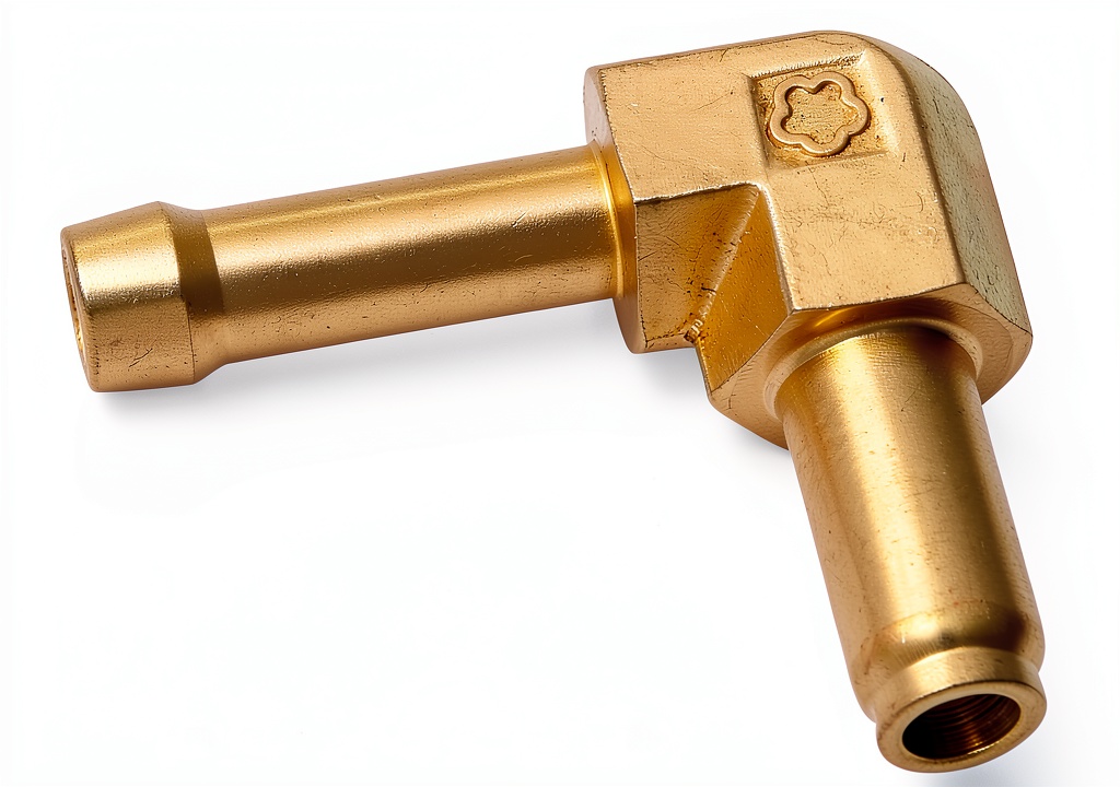 Solid brass fuel inlet fitting