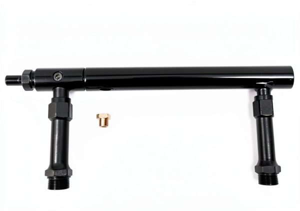 Pirate Mfg Black Anodized Fuel Log Holley-1