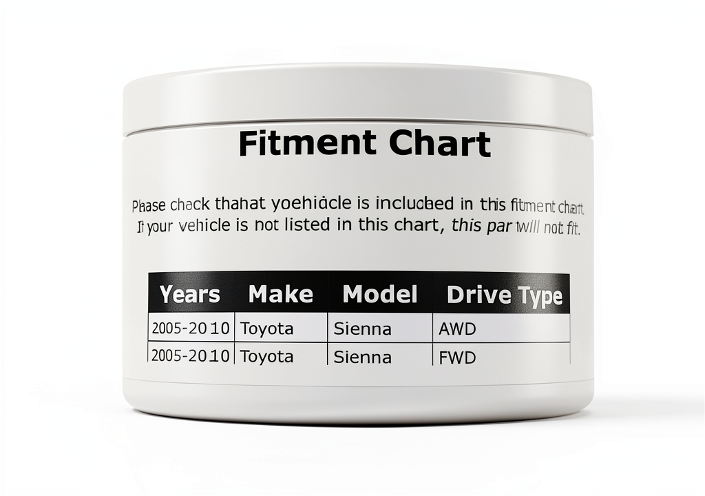 PartCatalog Manual Transmission Output Shaft Seal Left