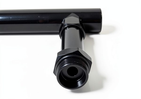 Pirate Mfg Black Anodized Fuel Log Holley-2
