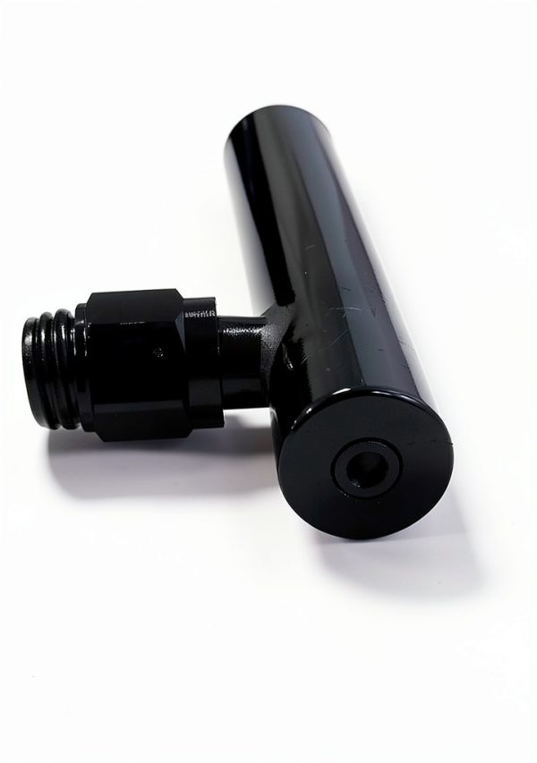 Pirate Mfg Black Anodized Fuel Log Holley-3
