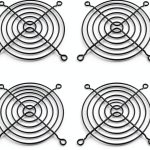 Easycargo 92mm Fan Grill Black Guard with Screws 4 Pack-0