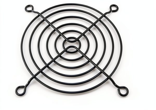 Easycargo 92mm Fan Grill Black Guard with Screws 4 Pack-1