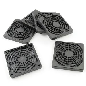 Black Cooling Fan Filter 80mm Plastic Case Unlorspy Fan Grille 6 Pack-0
