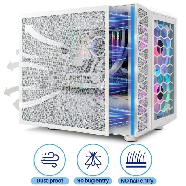PC Dust Filter Woanger 1000x300mm Mesh Cover with Magnetic Stickers-4