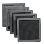 120mm Fan Dust Filter Mesh Magnetic PVC Grill PANO MOUNTS 4.72" 5 Pack-0