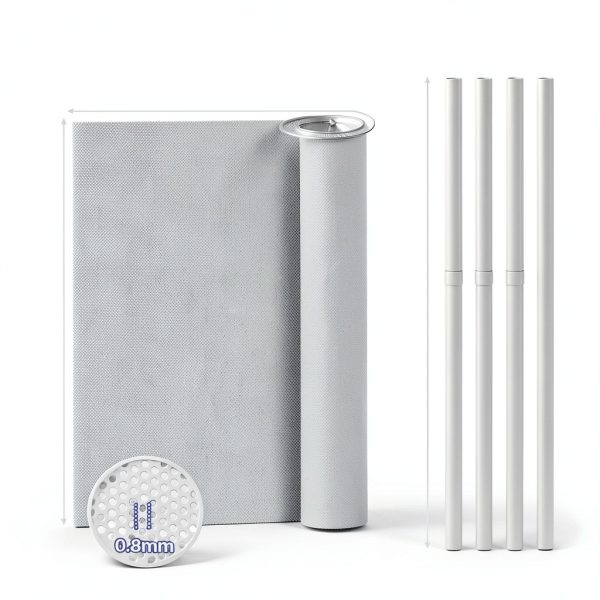 PC Dust Filter Woanger 1000x300mm Mesh Cover with Magnetic Stickers-1
