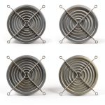 Easycargo 120mm Fan Grill Guard Black 4 Pack with Screws-0
